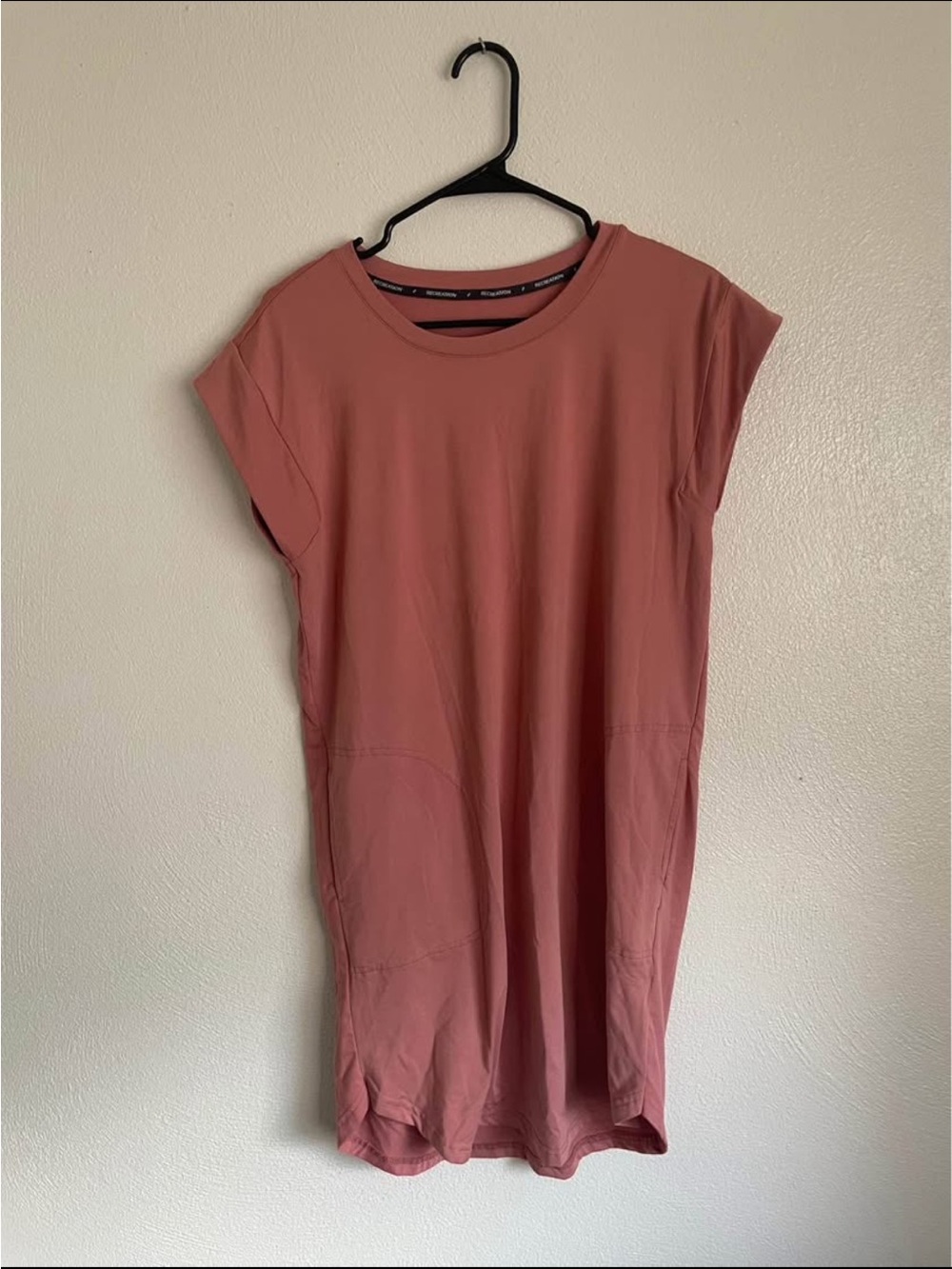 Rose Mauve Short Sleeve Tunic Dress